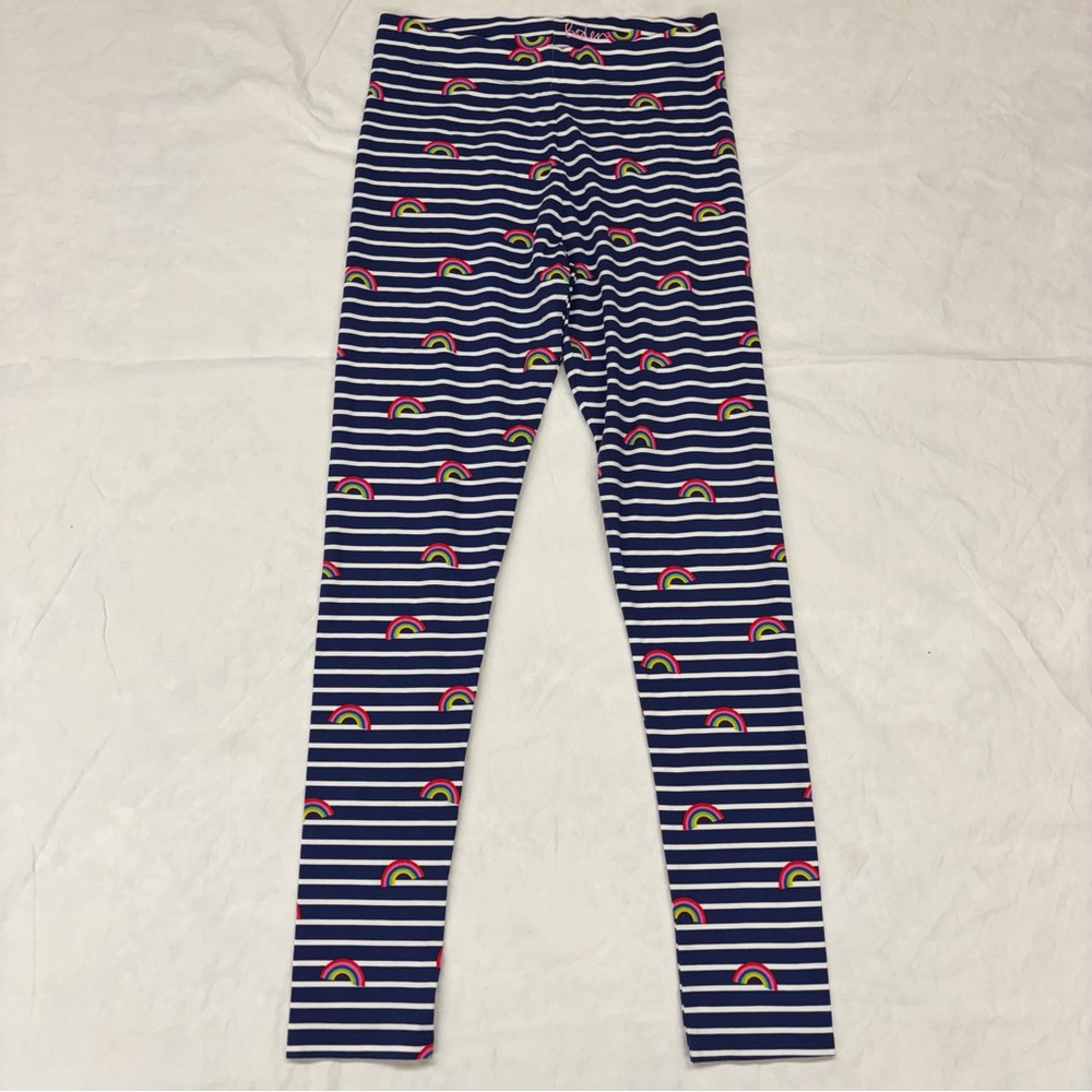 Mini Boden Navy Blue Striped Rainbow Kids Leggings Size 13/14 Big Girl
VGUC‎